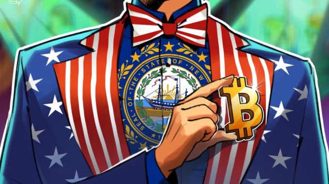 New Hampshire Bitcoin reserve bill heads to full Senate vote New Hampshire Bitcoin reserve bill heads to full Senate vote