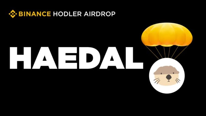 Binance Will List Haedal Protocol (HAEDAL) on HODLer Airdrops! logo