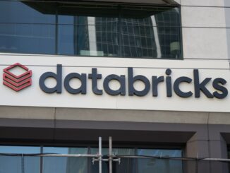 Databricks logo on building