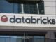 Databricks logo on building