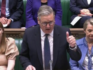 UK Prime Minister Keir Starmer speaking in the House of Commons on Wednesday