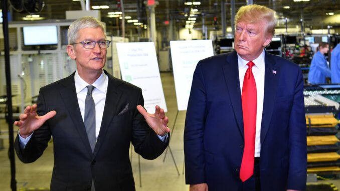 Trump tariff Apple iPhones not made in the U.S. Trump tariff Apple iPhones not made in the U.S.
