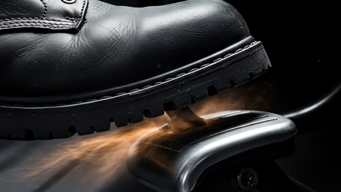 Person slamming their foot on a car brake as the Department of Commerce (DOC) has slammed the brakes on the sweeping AI Diffusion Rule and yanked it just a day before it was due to bite. Meanwhile, officials have laid down the gauntlet with stricter measures to control semiconductor exports.