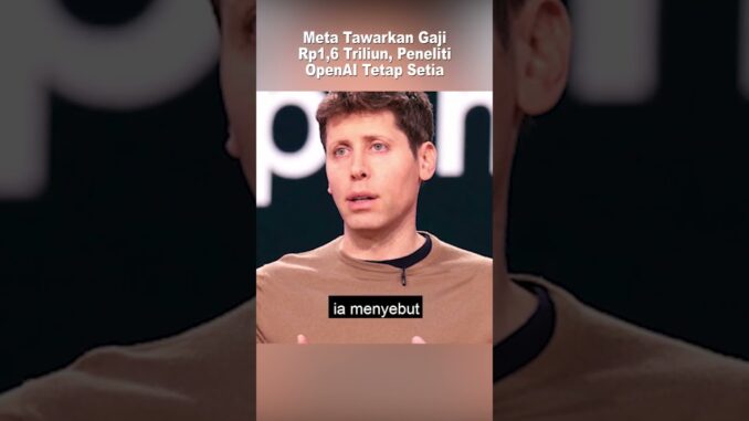 Mark Zuckerberg Buru Peneliti AI #beritaterkini #news #shortsfeed
