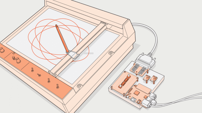Restoring a Vintage HP X-Y Recorder With a Raspberry Pi