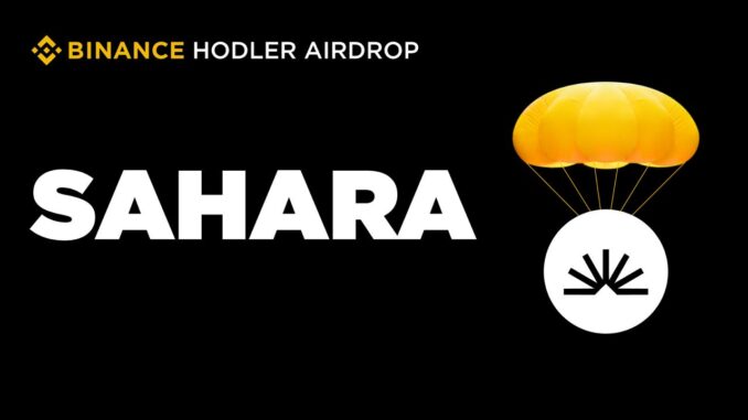 Sahara AI (SAHARA) will be Listed on Binance HODLer Airdrops logo