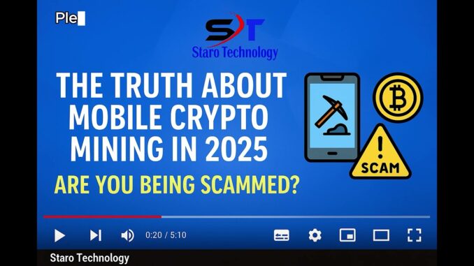 Stop Wasting Time on Fake Crypto Mining Apps! | 2025 Guide