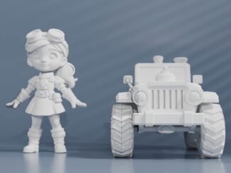 A model for 'art-grade' 3D assets