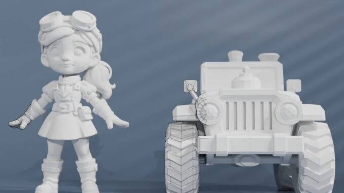 A model for 'art-grade' 3D assets