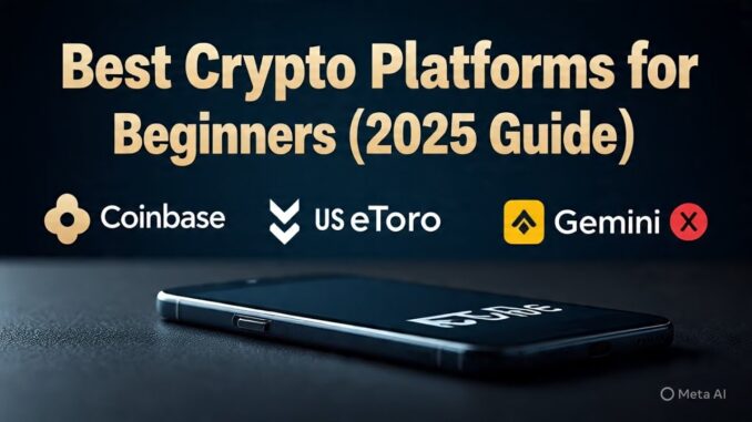 Best Crypto Platforms for Beginners 2025
