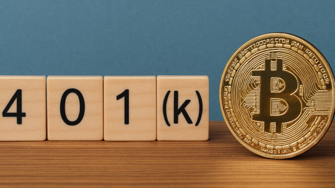 President Trump Plans To Open 401(k)s To Bitcoin, Crypto, Gold, And Private Equity: FT