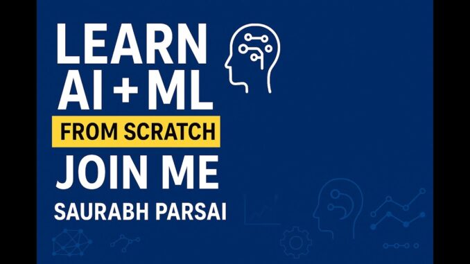 Day 2 : Linear Algebra for AI & ML Beginners | Vectors & Matrices Explained (Live)