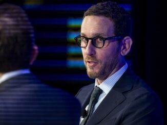State Senator Scott Wiener, a Democrat from California, right, during the Bloomberg BNEF Summit in San Francisco, California, US, on Wednesday, Jan. 31, 2024. The summit provides the ideas, insights and connections to formulate successful strategies, capitalize on technological change and shape a cleaner, more competitive future. Photographer: David Paul Morris/Bloomberg via Getty Images
