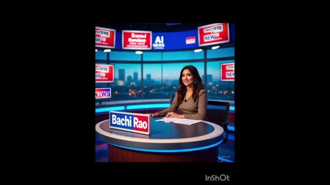 Bachi rao AI news channel - evening news