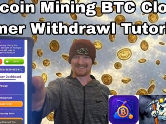 Bitcoin Mining BTC Cloud Miner Withdrawal Tutorial