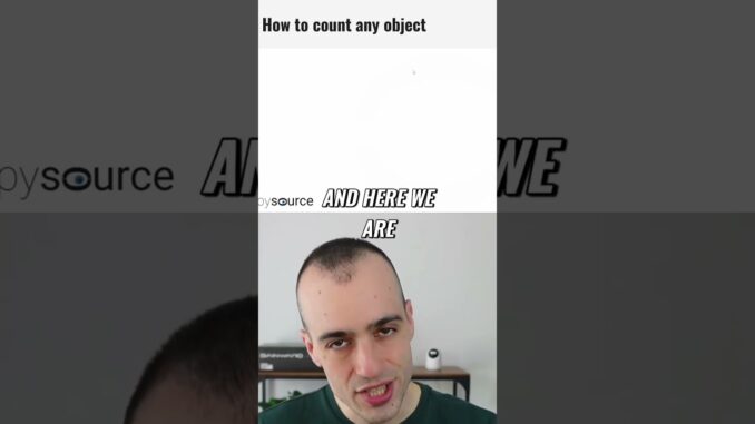 Count ANY Object with AI: From Scratch Guide & Two Counting Methods #shorts
