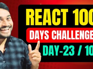 Day-23/100 React AI Diet Planner || React NextJS Tutorial for Beginners in Hindi