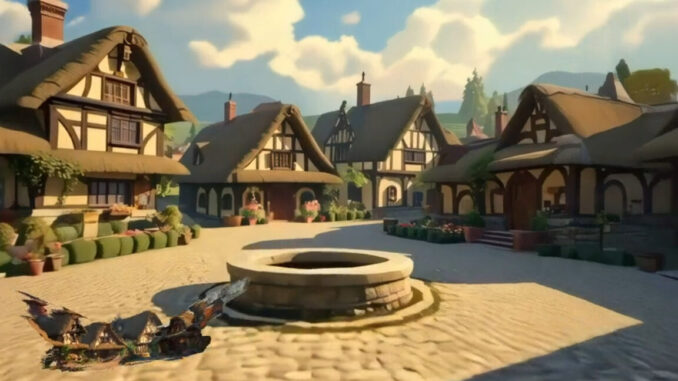 A still shot of a 3D scene rendered using Voyager.