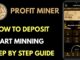 Profit Miner Tutorial | How to Deposit & Start Mining Step by Step Guide | Earn Crypto Online