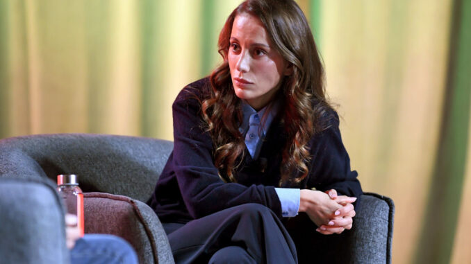 Mira Murati, Technologist speaks onstage during "New Beginnings: A Conversation with Mira Murati" at WIRED's The Big Interview 2024