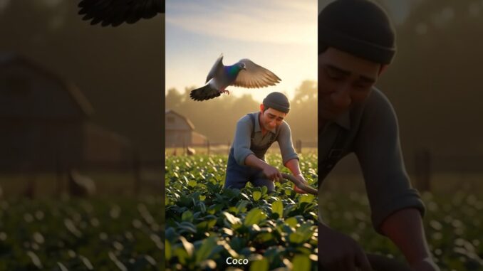 ramu or ous ke kabutar ki story #story #ai #news #gaav #farming