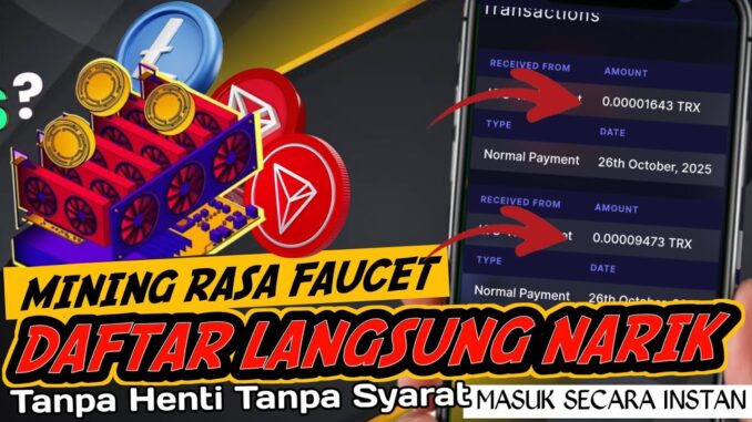 BARU NIH..!! Situs Cloud Mining Legit 2025 - Website Penghasil Crypto Gratis - Crypto Miner