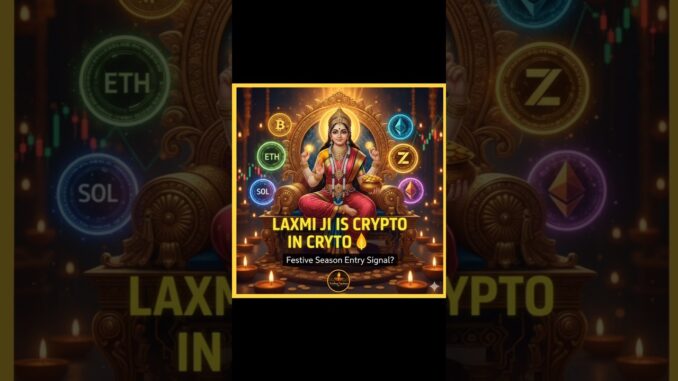 Laxmi Ji Crypto Mein Baithe Hain 💰🚀 | Diwali Special Crypto Rally 2025 | Trading Tapasya #shorts
