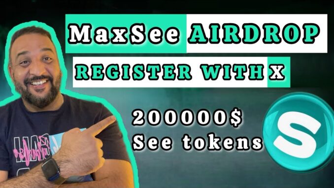 Maxsee Airdrop Mining App | Earn Free Crypto Daily | New Crypto Mining App 2025 🔥
