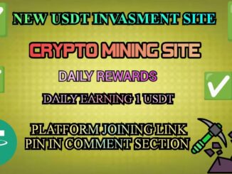 New Usdt Staking invasment Site Crypto mining platform Daily Rewards Daily Earning 1 Usdt