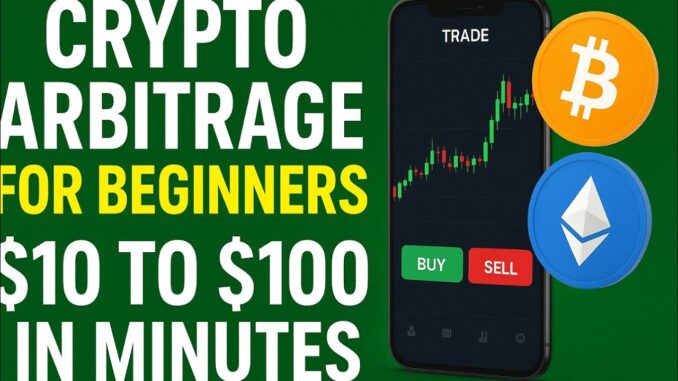 Live Demo Crypto Arbitrage for Beginners: $10 to $100 in Minutes”