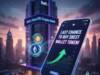 SoFi Becomes First US Crypto Bank, Last Chance to Buy Best Wallet Token