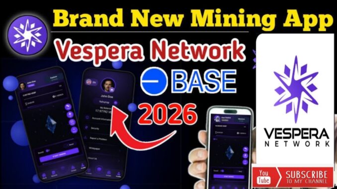 Vespera Mining ⛏️ Network/ Completely Guide Step by Step/How Complete ✅💯 KYC/Fully Details Review