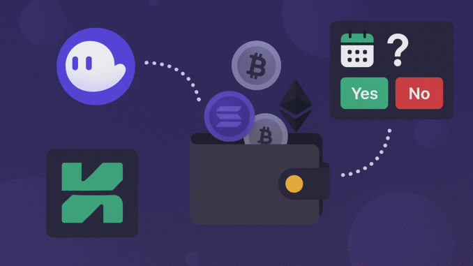 Phantom integrates Kalshi prediction markets as crypto wallets expand into event trading