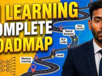 AI Complete OneShot Course for Beginners | Learn AI & ML Fundamentals from Scratch learning  roadmap