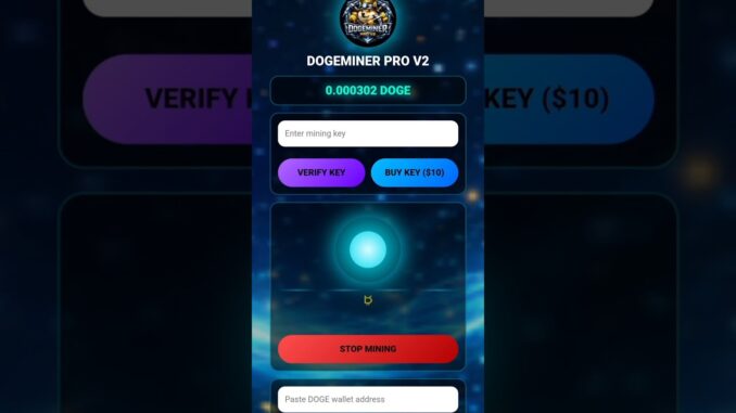 DogeCoin Mining App 2026 | Fastest Doge Mining App #dogemining #bitcoinmining #cryptomining #fyp