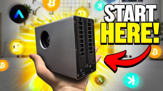 The STARTER Mini Home CRYPTO Miner for Beginners!