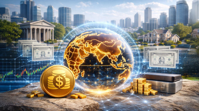 Tokenized Treasuries skyrocketed 125%, creating this "programmable cash" loop that banks are scrambling to copy