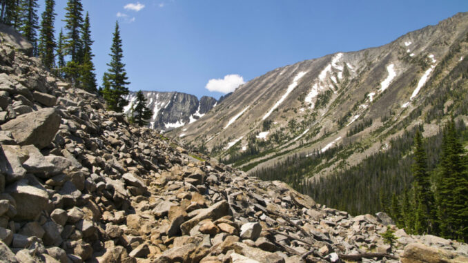 A photo of Montana's Crazy Mountains.