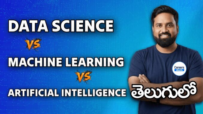 AI vs ML vs DS - Difference Explained in Telugu  | AI For Beginners by Mohan Sir