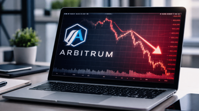 ARB price prediction as $56.9 million worth of capital exit Arbitrum network