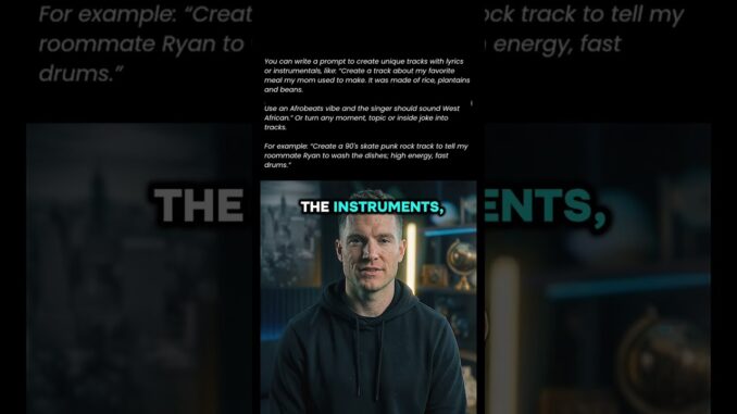 Better prompts make better AI music. Follow for AI news #ai #ainews #lyria3 #music #tech