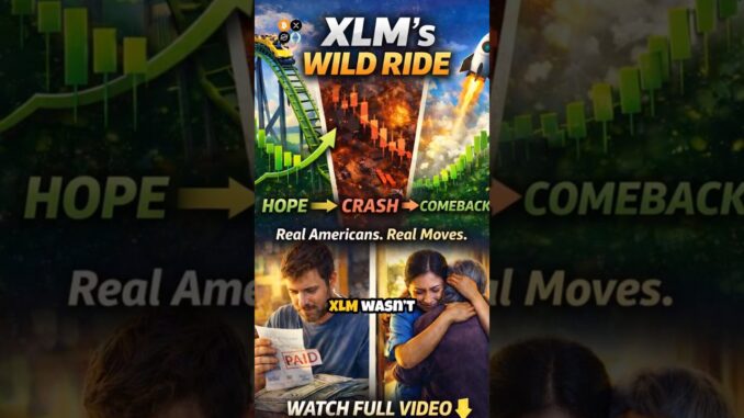 🪐 Crypto Explained XLM Stellar Wild Ride — Hope → Crash → Comeback 1 #CryptoExplained