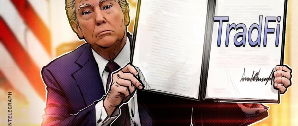 Crypto, TradFi Execs Mingle At Trump Crypto Event