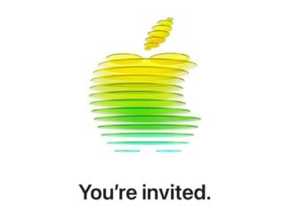 Apple event invite