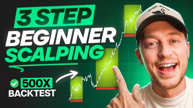 3 Step BEGINNER Scalping Strategy (500 Trade BACKTEST)