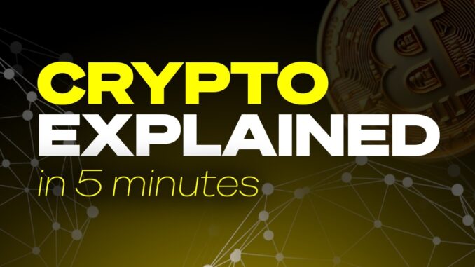 Crypto Explained in 5 Minutes: Bitcoin, Blockchain & Dogecoin | How it works?