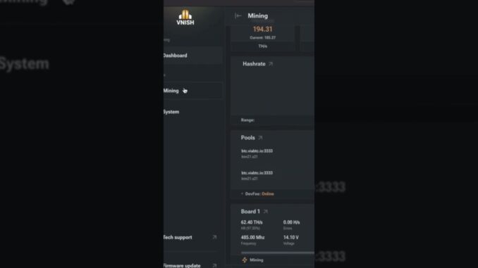 How to Configure the Mining Section in Vnish Firmware | Pool & Cooling Setup #bitcoinmining