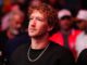 Mark Zuckerberg is seen in attendance during the UFC 313 event at T-Mobile Arena on March 08, 2025 in Las Vegas.