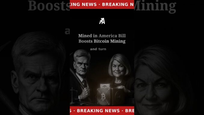 Mined in America bill aims to reshape Bitcoin mining