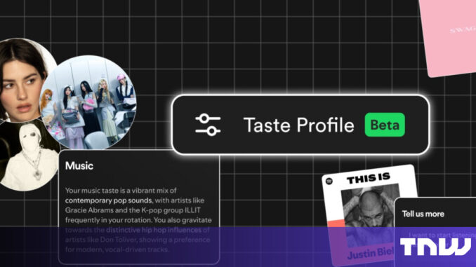 Spotify launches Taste Profile editor